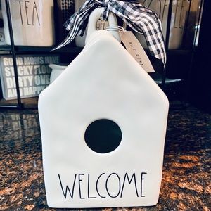 Rae Dunn WELCOME birdhouse